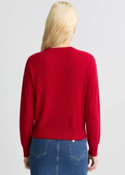 Cardigan in lana e cashmere