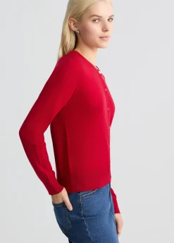 Cardigan in lana e cashmere