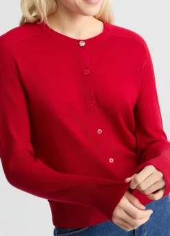 Cardigan in lana e cashmere