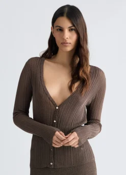 Cardigan in lurex