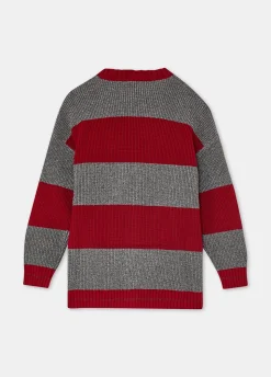 Cardigan lurex® a righe