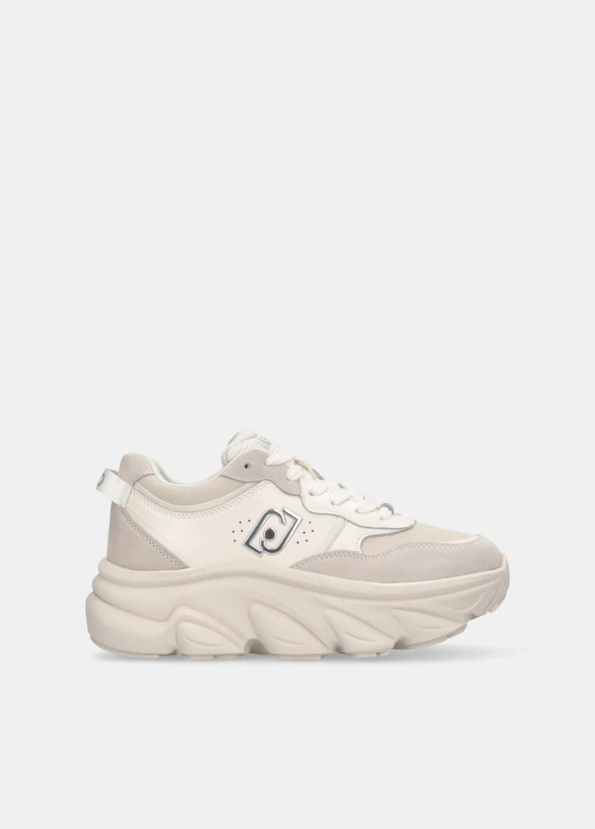 Chuncky sneakers in suede e rete