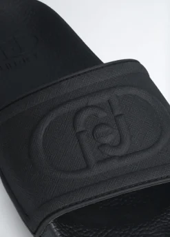 Ciabatte con maxi logo