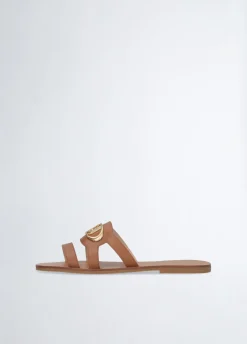 Ciabatte flat con logo