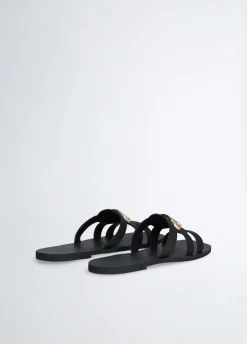 Ciabatte flat con logo