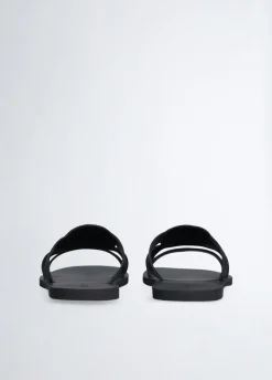 Ciabatte flat con logo