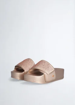 Ciabatte platform con strass