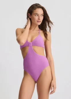 Costume intero da mare con cut-out