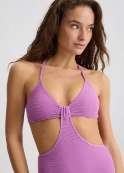 Costume intero da mare con cut-out