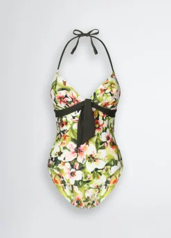 Costume intero da mare con stampa