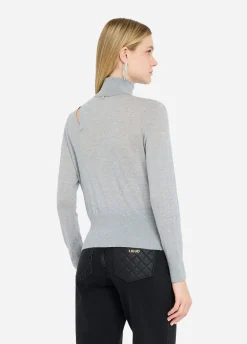 Dolcevita in cotone e cashmere