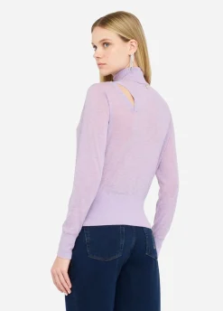 Dolcevita in cotone e cashmere