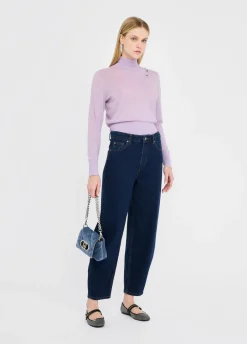 Dolcevita in cotone e cashmere