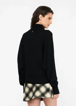 Dolcevita in lana con pizzo