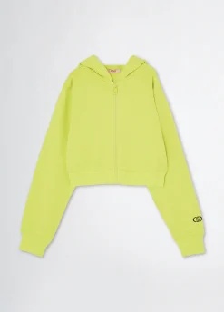 Felpa con cappuccio e zip