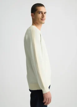Felpa con inserti in maglia