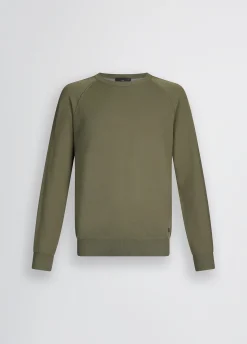 Felpa con inserti in maglia