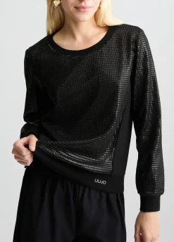 Felpa con paillettes