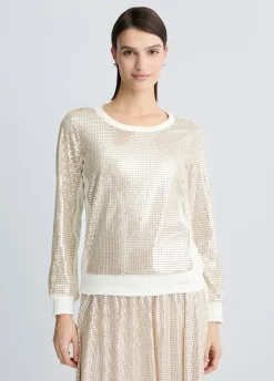 Felpa con paillettes