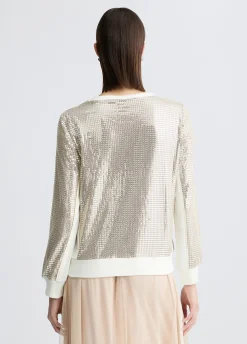 Felpa con paillettes