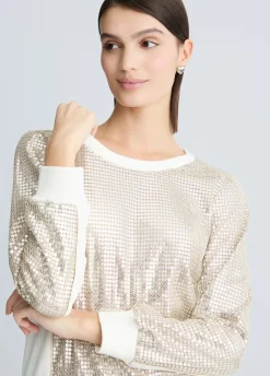 Felpa con paillettes