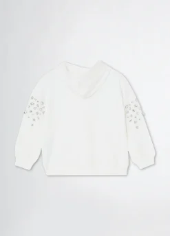 Felpa con strass
