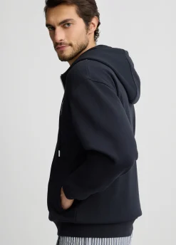 Felpa con zip e cappuccio