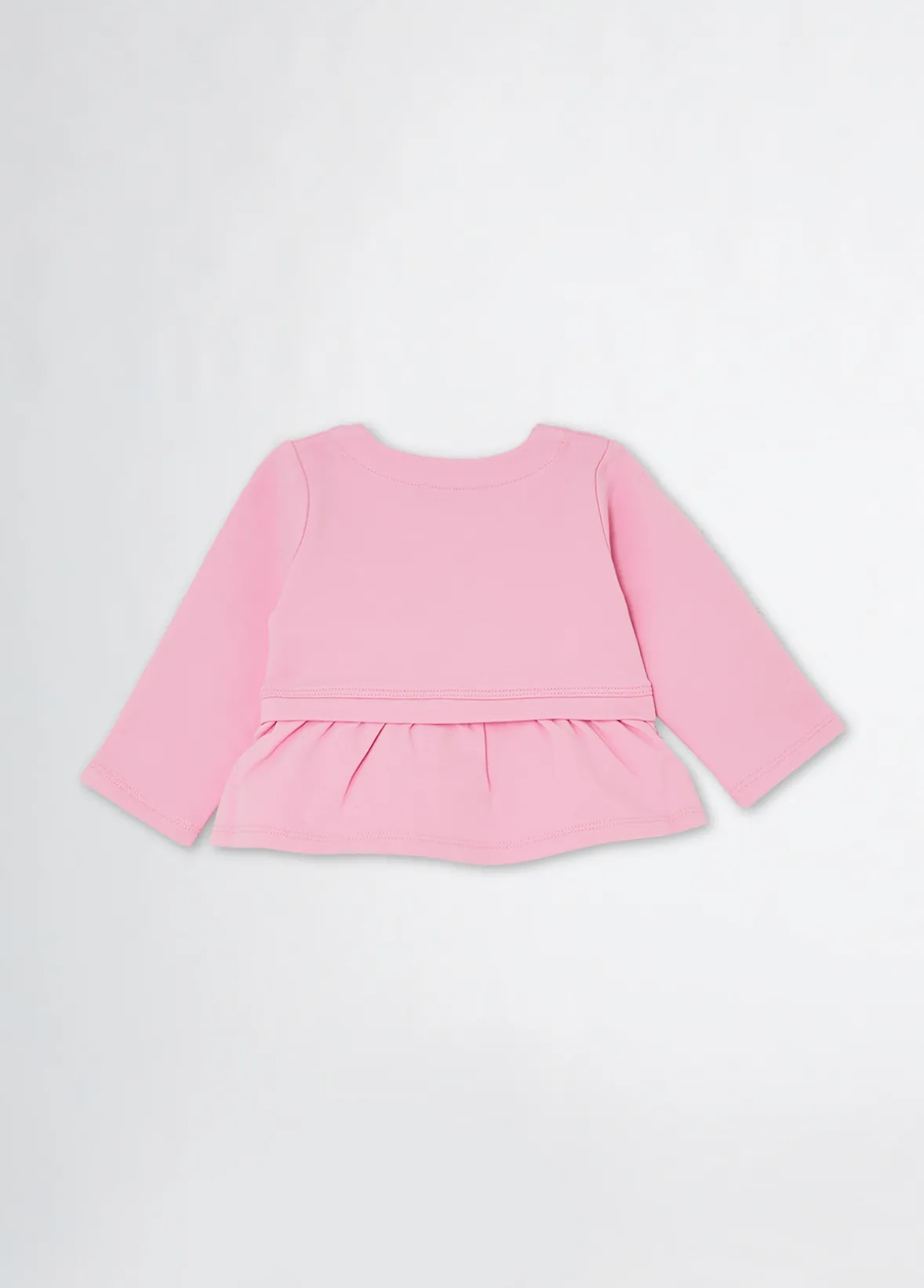 Felpa in cotone con zip