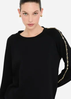Felpa Liu Jo Better con strass