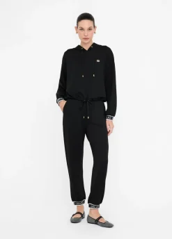 Felpa lurex® con cappuccio