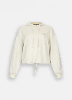 Felpa lurex® con cappuccio