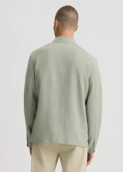 Field jacket 100% lino