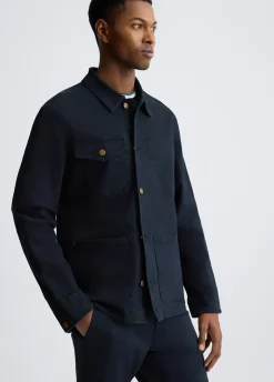Field jacket in denim