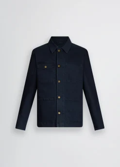 Field jacket in denim