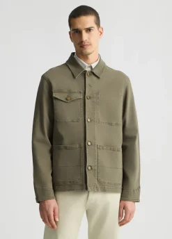 Field jacket in denim
