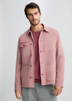 Field jacket in denim