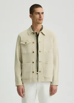 Field jacket in denim