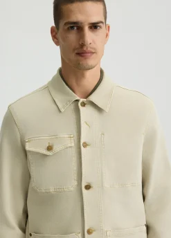 Field jacket in denim