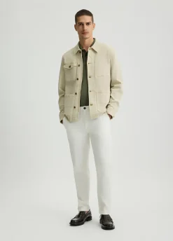 Field jacket in denim