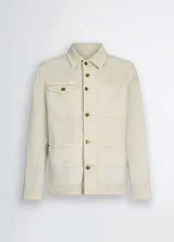 Field jacket in denim