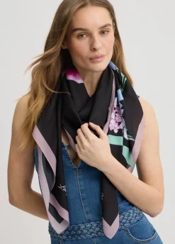 Foulard a fiori