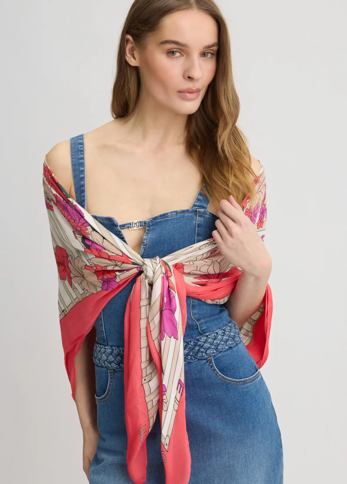 Foulard a fiori