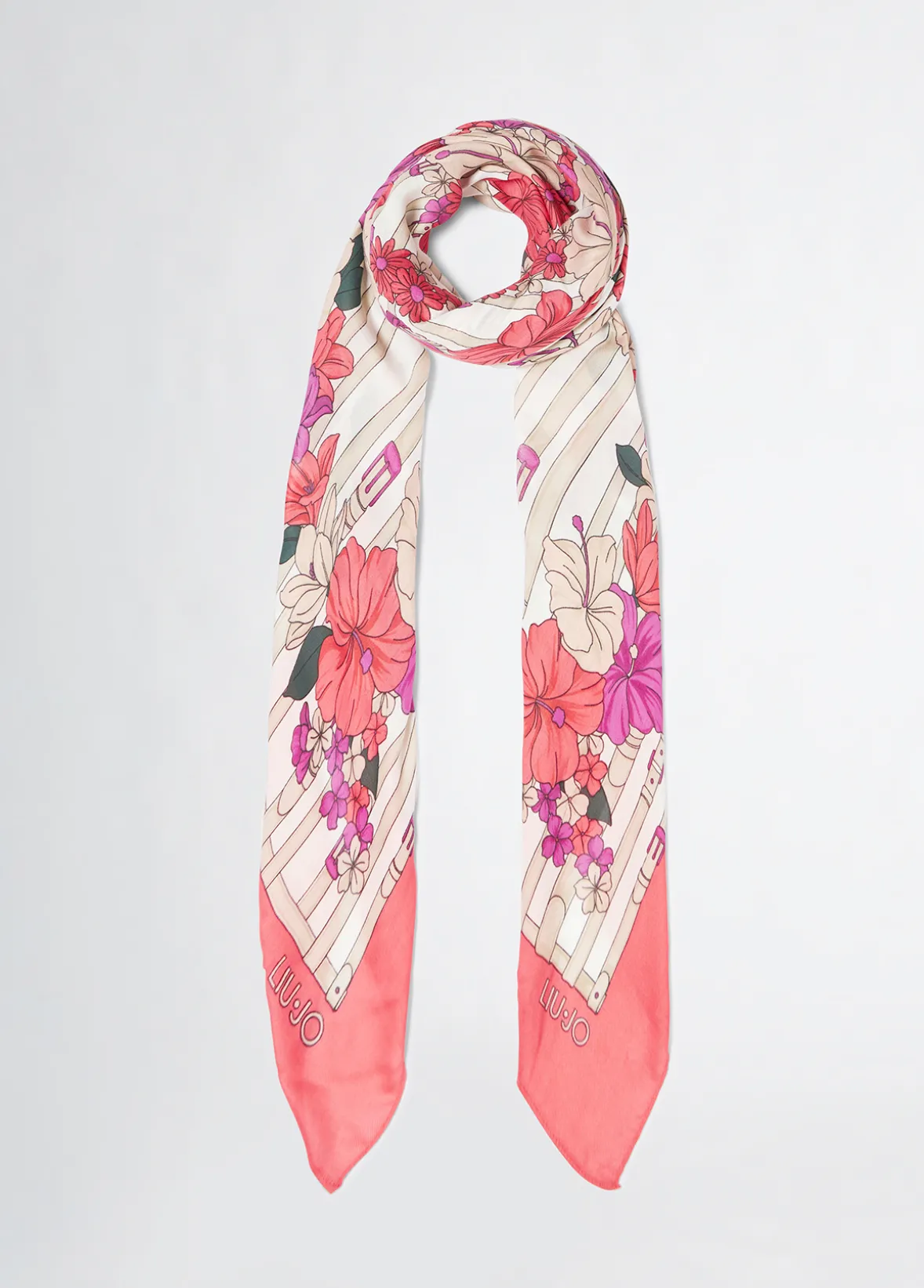 Foulard a fiori