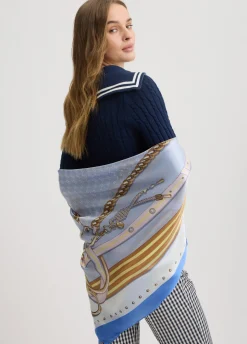 Foulard con stampa