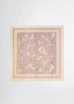Foulard con stampa animalier