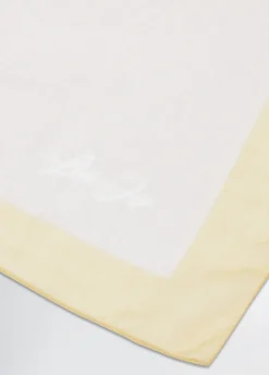 Foulard con stampa floreale
