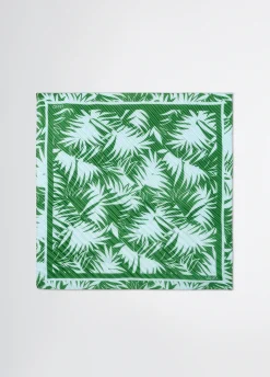 Foulard plissé stampato