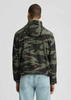 Giacca a vento camouflage