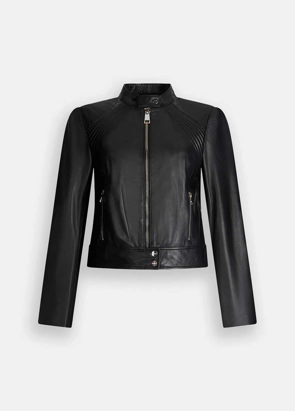 Giacca biker in pelle