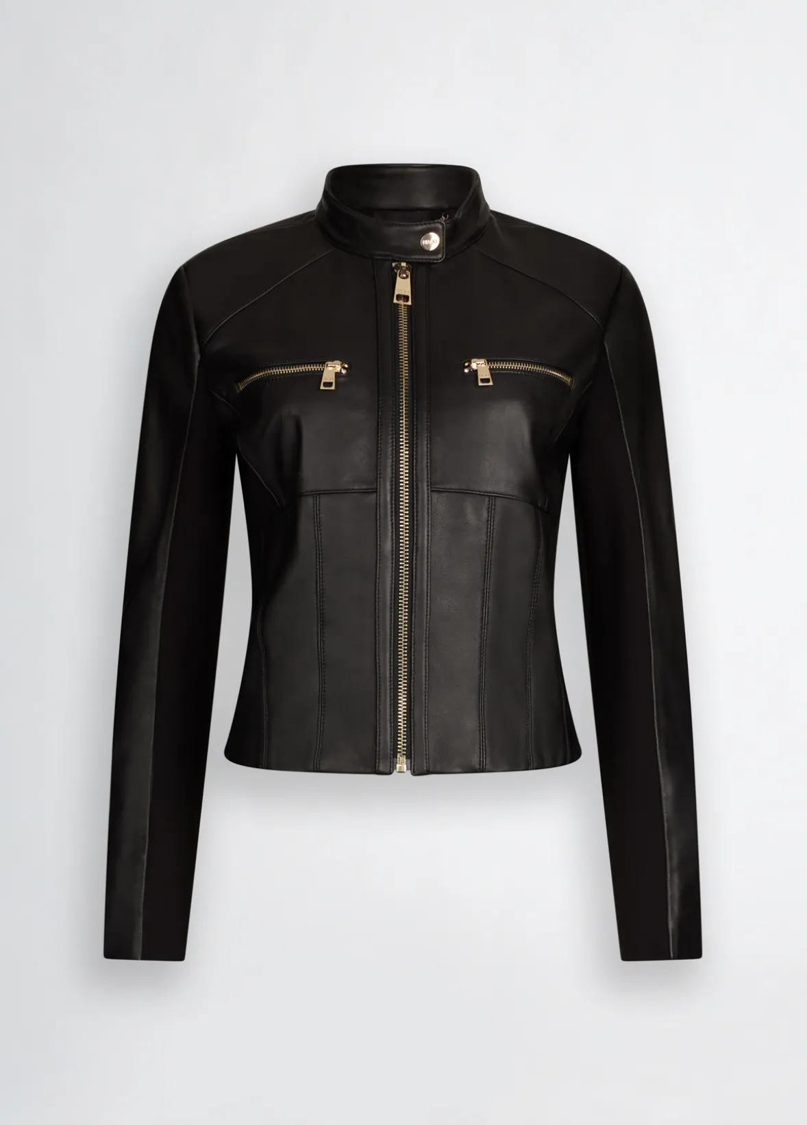 Giacca biker in pelle